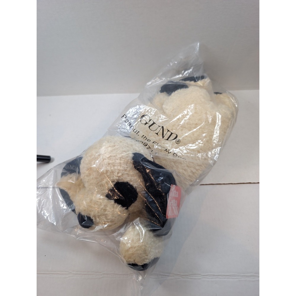 Vintage 2002 GUND Peanut the Floppy Dog Plush – Avon – New in Original Packaging